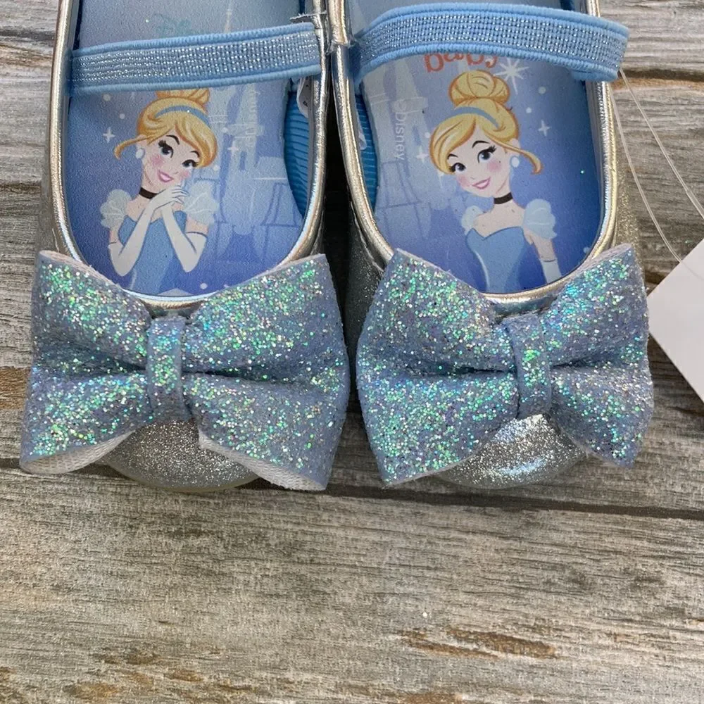 BABY Disney Cinderella & Polka Dot Mini Mouse Princess Shoes 2-Pack Size 2